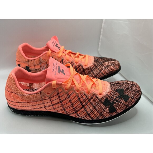 Under Armour HOVR Shakedown Track Shoes Orange W/Spikes Men’s 10.5/Women’s 12 main image 11